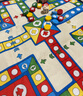 得力（deli）飞行棋地毯儿童玩具小学生棋类益智家庭亲子互动露营 60*60cm 实拍图