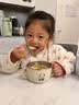 不锈钢碗316饭碗个人专用吃饭儿童碗宝宝辅食碗防烫碗带手柄加厚 主图同款-绿熊猫（儿童专用）+密封盖+勺子 【抗菌316钢】 实拍图