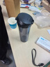 特百惠（Tupperware）茶韵500ml塑料杯男女士学生运动水杯子大容量泡茶杯 酷炫黑 实拍图