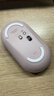 罗技（Logitech）时尚系列 PEBBLE鼠标 无线蓝牙鼠标 办公静音鼠标 鼠标对称鼠标 鹅卵石造型 玫瑰粉 实拍图