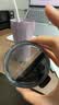 膳魔师（THERMOS）便携电动搅拌杯咖啡杯新款陶瓷涂层车载办公室保温杯高颜值水杯子 膳魔师-极光紫【395ml】+灰色杯套 实拍图