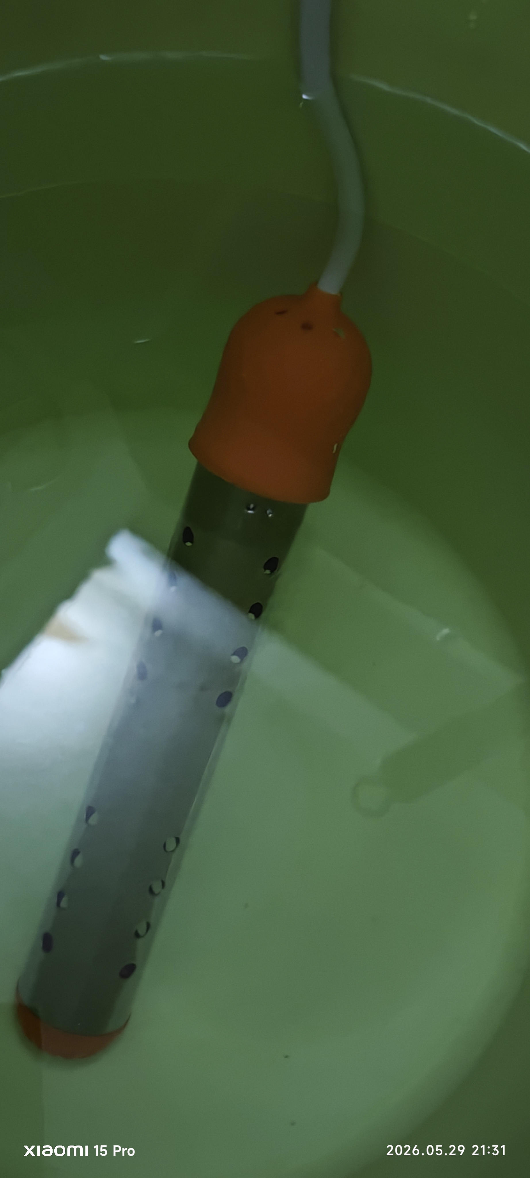 美纳美自动断电热得快烧水器电热棒烧水棒热的快宝宝洗澡宿舍用热水神器 3000W国标【80℃自动断电】+带灯 实拍图