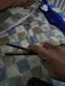 JUESHICONGLINBAO专业理发剪刀美发剪刀黑金平剪牙剪无痕柳叶打薄剪发型师专用套装 5.5寸：平剪+标准牙剪%25-30 实拍图
