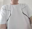 艾伦伯顿（Alen Botun）运动服套装男冰丝t恤跑步速干衣短袖夏季短裤健身训练羽毛球服 白色两件套【冰丝 速干 透气】 3XL 【160-175斤】 实拍图