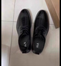 海澜之家HLA皮鞋男士商务休闲春夏德比正装鞋子男H135/H171 黑色40 实拍图