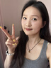 可啦啦美瞳半年抛美芝芝自然甜美彩色隐形眼镜1片装浓浓厚巧300度 实拍图