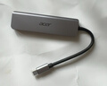 宏碁（acer）Type-C扩展坞USB3.0分线器拓展坞转HDMI转接头适用MacBook电脑转换器4K投屏PD充电器五合一 实拍图