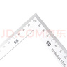 得力（deli）不锈钢拐尺钢角尺L型尺木工直角90度尺双面刻度150x300mm 实拍图