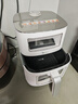 美的（Midea）【价保618】0氟新风炎烤空气炸锅家用 6.5L大容量多功能免翻面双可视空气炸锅蒸烤一体烤箱KZC6521 实拍图