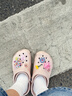 卡骆驰（CROCS）檀健次同款经典洞洞鞋轻便百搭女沙滩鞋包头拖鞋男鞋|10001 骨白色-2Y2(含智必星) 39 (240mm) 实拍图