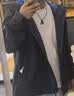 探路者（TOREAD）【山行】软壳外套户外运动夹克防风骑行登山服 蓝黑男 XL 实拍图