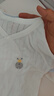 贝瑞加（Babyprints）婴儿连体衣2件装新生儿纯棉内衣长袖四季爬服宝宝哈衣薄款 白蓝59 实拍图
