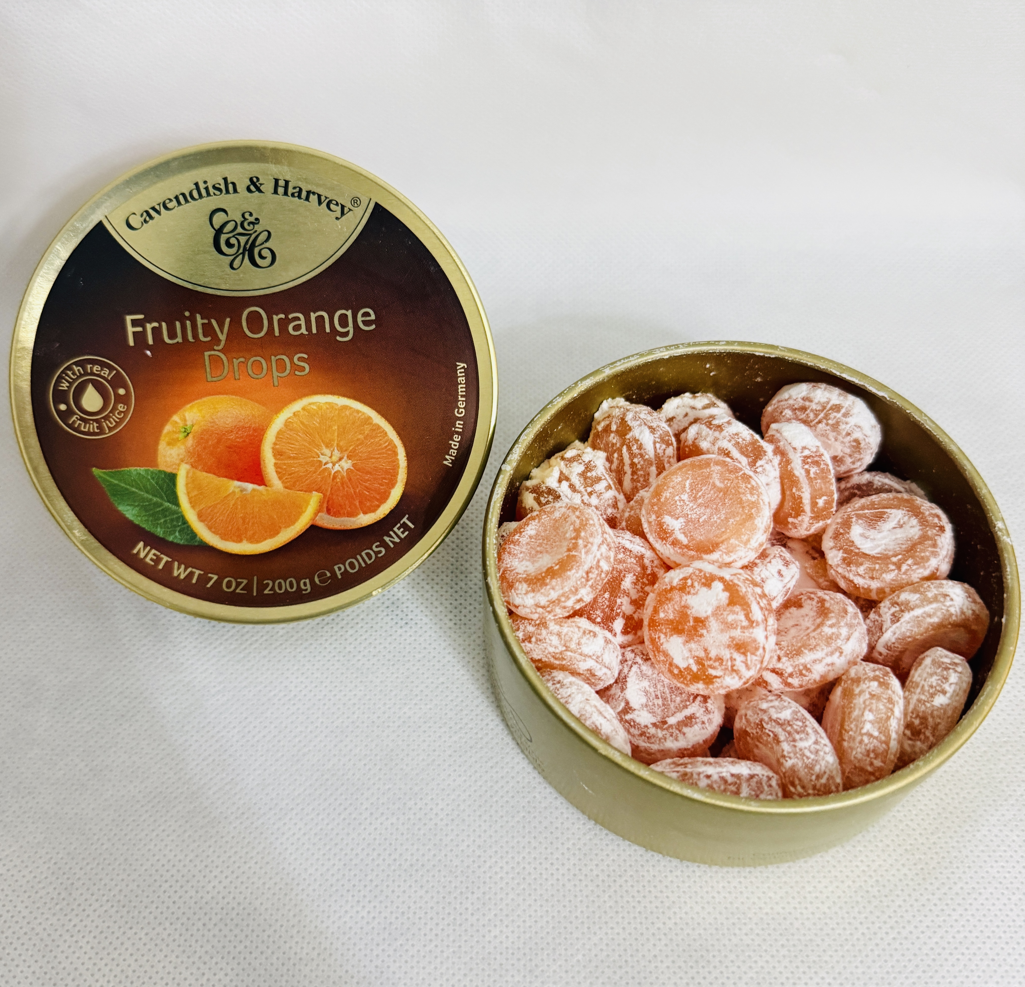 嘉云（Cavendish&Harvey）香橙子味200g 德国进口水果硬糖婚庆糖果铁罐 实拍图