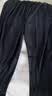 雅鹿冰丝睡衣男春秋款夏季家居服短袖长裤男士仿真丝绸秋天季男生套装 NSMLZ-8150黑色男【短袖长裤】 缎面冰丝 凉感丝滑 2XL 男【推荐150-170斤】 实拍图