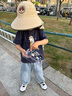 Kocotreekk树儿童防晒帽防紫外线宝宝遮阳帽夏季男童女童太阳帽沙滩大帽檐 实拍图