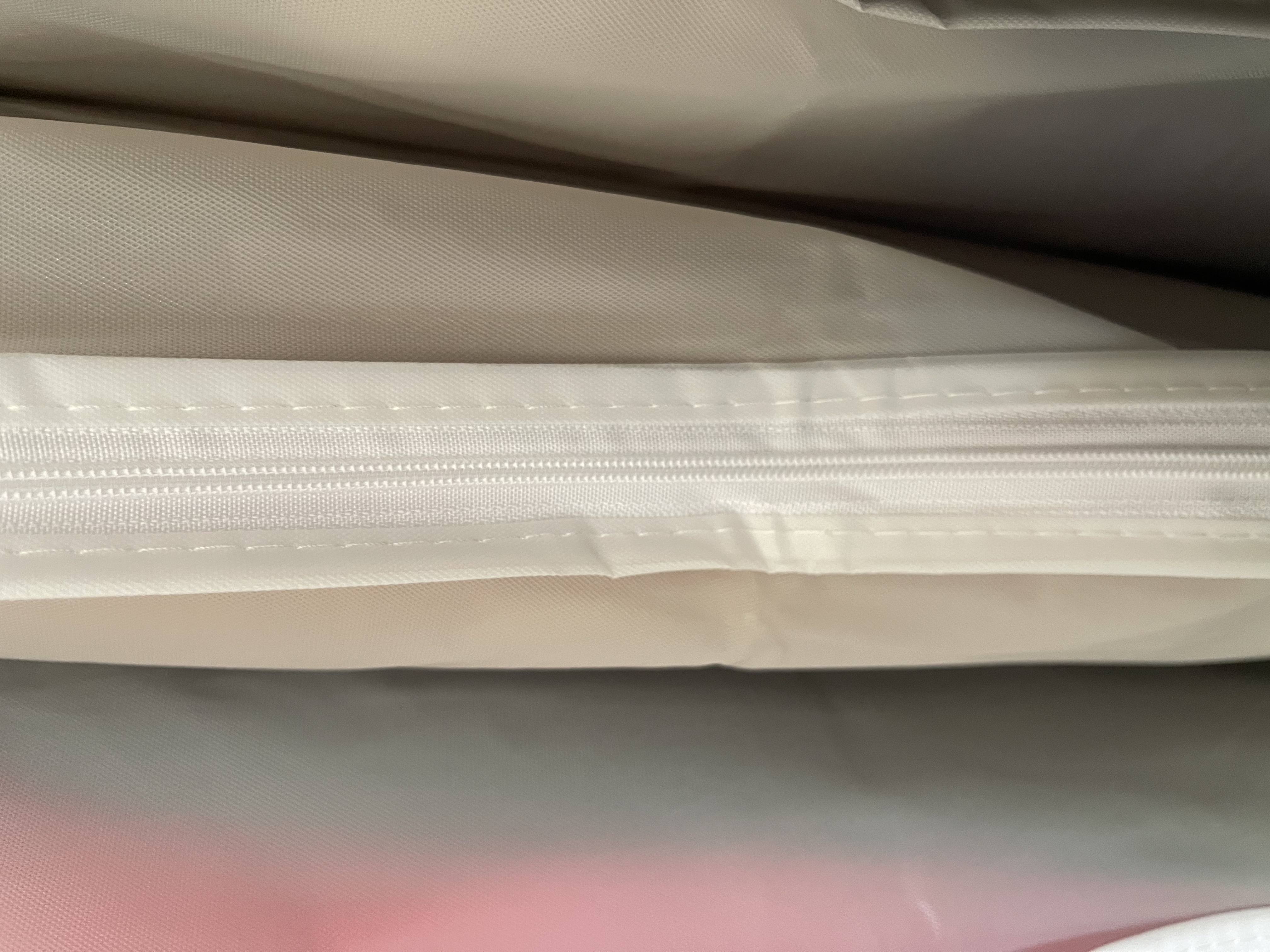 沐家（MUJIA）防尘罩衣服防尘收纳袋 大衣物套可水洗宿舍挂衣罩 5件装侧拉链60*120(风衣/羽绒服) 半透明 实拍图