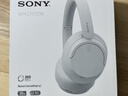索尼（SONY）WH-CH720N 头戴式无线耳机 蓝牙降噪耳机 手机电脑笔记本网课游戏华为苹果适用 礼物送男女友学生 白色 实拍图