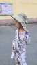 Kocotreekk树儿童防晒帽防紫外线小孩披风帽大檐遮阳帽夏季户外海滩 实拍图