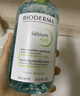 贝德玛（BIODERMA）【618】净妍卸妆水小绿水净油油皮卸妆清洁男士运动洁肤液500ml 实拍图