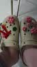 卡骆驰（CROCS）白鹿同款经典云朵洞洞鞋时尚百搭女鞋花园鞋沙滩鞋|206750 骨白色-2Y2(含智必星) 40 (260mm) 尺码偏小，建议选大一码 实拍图