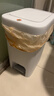 佳帮手脚踏垃圾桶16.5L脚踩手按双开盖卫生间厨房+300只垃圾袋 实拍图