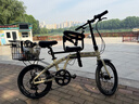 JEEP吉普折叠自行车带娃母子车20寸男女城市通勤折叠车亲子车-爱L200 胡椒白【经典款+全国7大仓就近发货】 20寸（建议身高145-185CM） 7速 实拍图