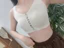 润微大胸显小内衣女士前扣拉链上托防下垂收副乳无痕运动文胸罩可外穿 实拍图