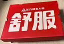 足力健老人鞋【父亲节礼物】中老年轻便休闲散步鞋2431380J 男 黑色 40 实拍图