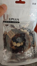 优家（UPLUS）高弹力奶咖色兔子发圈藕节头绳发绳5个皮筋皮套扎头发橡皮筋发饰 实拍图