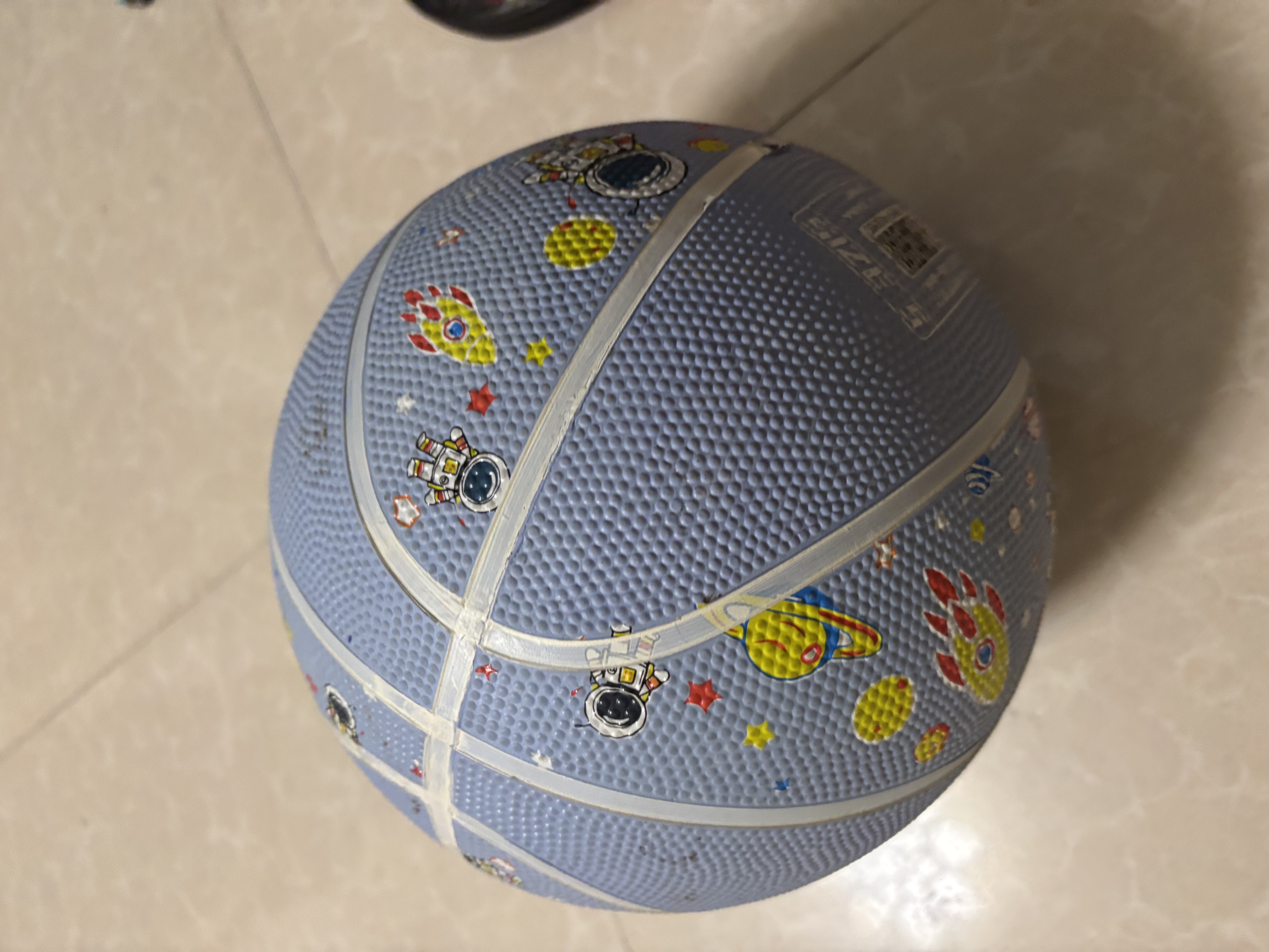 匹克儿童篮球5号青少年儿童玩具耐磨幼儿园34号拍拍球3-6岁小五号球 实拍图