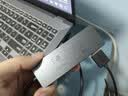 联想（Lenovo）USB3.0金属分线器扩展坞高速4口集线器HUB拓展坞笔记本电脑一拖多转换器转接头扩展器Type-C供电 实拍图