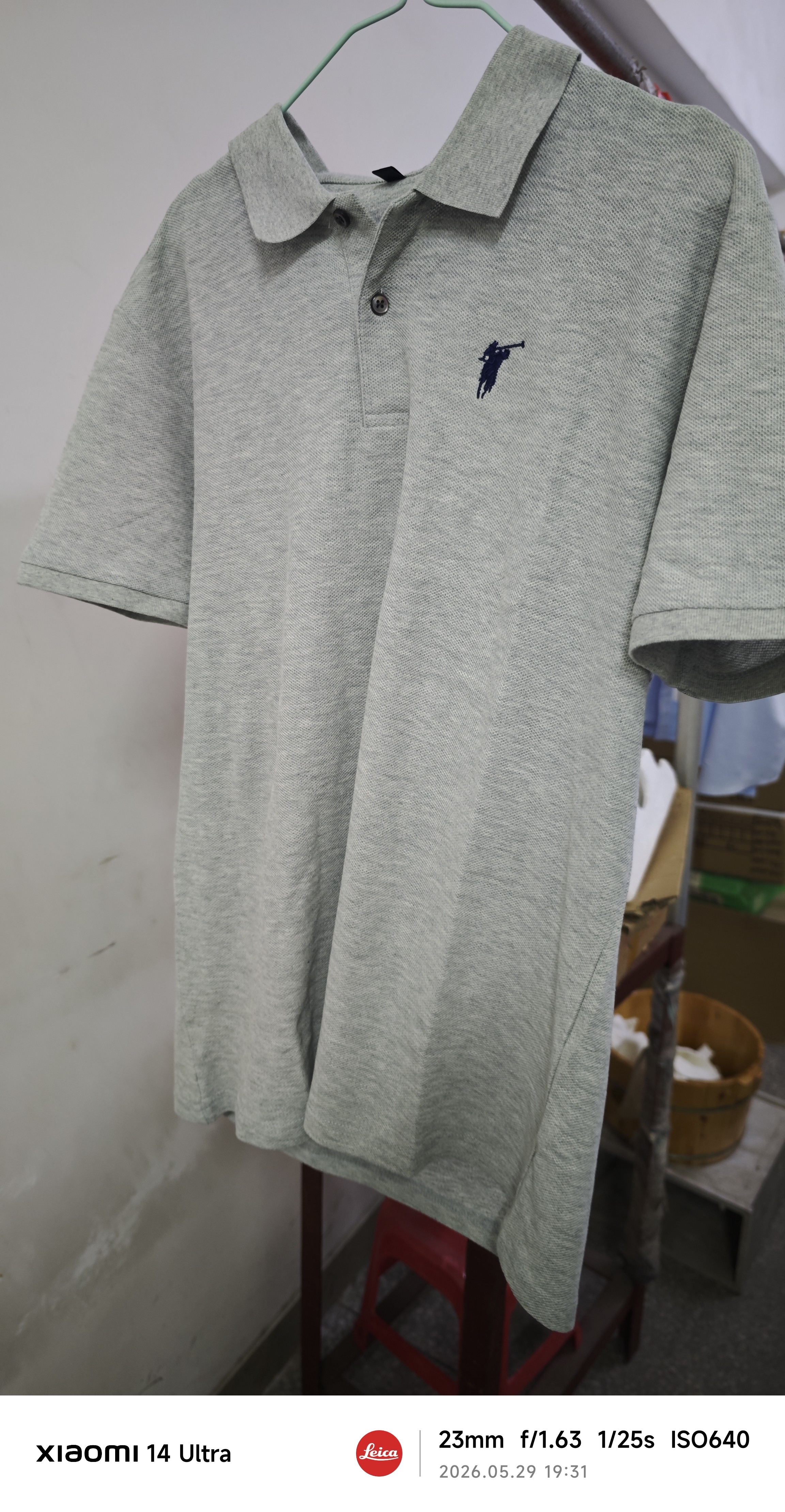罗蒙100%纯棉高端短袖t恤男士装夏季刺绣polo翻领衫商务爸爸半袖体恤 5372灰色【100%棉】 L 【建议120-140斤】 实拍图
