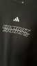 阿迪达斯（adidas）速干透气运动短袖男女同款情侣健身跑步训练T恤 黑/白 2XL 实拍图