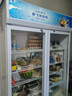新飞 （Frestec）展示柜冷藏保鲜柜酒水饮料冰柜双开门冷藏柜酒店冷藏保鲜柜超市直冷玻璃门风冷无霜冰箱立式冷柜 双门蓝白680L【直冷省电】【咨询特惠】1.2米 实拍图
