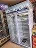 新飞 （Frestec）展示柜冷藏保鲜柜酒水饮料冰柜双开门冷藏柜酒店冷藏保鲜柜超市直冷玻璃门风冷无霜冰箱立式冷柜 大双门蓝白上机900L【4D风冷无霜】【咨询特惠】 实拍图