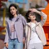 迪卡侬女户外春夏登山防风衣透气夹克MH150豆蔻粉L-4513472 实拍图