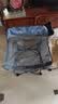 小魔户外折叠椅 超轻月亮椅露营椅子便携躺椅靠背椅钓鱼凳野餐桌椅 灰 实拍图