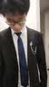 啄木鸟领带男士免打结拉链条纹高端结婚婚礼新郎伴郎商务正装西装礼盒装 实拍图