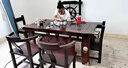 老船木茶桌椅组合全实木喝茶几办公室客厅家用中式简约泡茶台套装 2.0米桌+2圈椅2靠背椅1船舵椅 带棋盘 实拍图