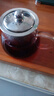 葫仙玻璃泡茶壶耐热耐高温加厚玻璃壶办公家用电陶炉煮茶壶水壶 400ml单壶+4只把手杯 实拍图