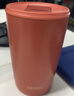 膳魔师（THERMOS）咖啡杯男女办公高颜值日系简约杯子情侣水杯学生杯子TCDP 赪霞【304+涂层内胆】 415ml 实拍图