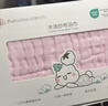全棉时代婴儿浴巾 6层水洗纱布浴巾 宝宝纯棉大毛巾被盖礼盒 粉色95*95cm 实拍图
