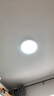 惠普精工led卧室吸顶灯三防灯超薄简约儿童书房餐厅阳台过道灯具37CM白光 实拍图