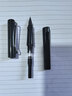 晨光（M&G）文具0.5mmF明尖钢笔 带吸墨器（不含墨囊）可换墨囊适配3.4口径 学生书法写字 黑杆单支AFPY5222 实拍图