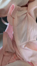 牧萌儿童防晒衣男女童防晒服夏季冰丝凉感宝宝防晒外套披肩 水蜜桃 L 实拍图