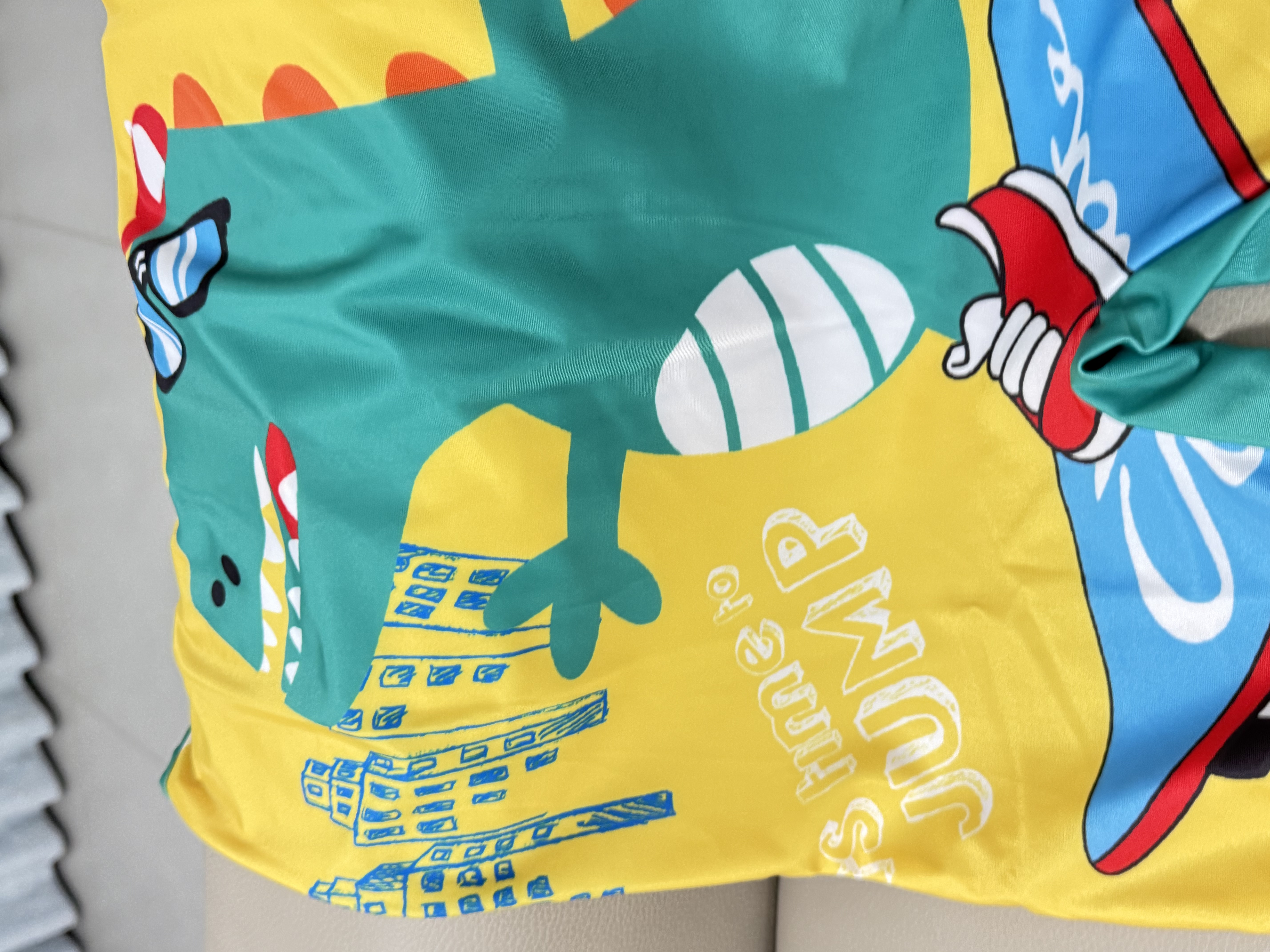 361°儿童泳衣男童连体中小童平角卡通可爱夏季游泳衣宝宝温泉泳装 实拍图