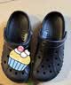 卡骆驰（CROCS）檀健次同款经典洞洞鞋轻便百搭女沙滩鞋包头拖鞋男鞋|10001 黑色-001(含智必星) 41 /42(260mm) 实拍图