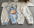 贝瑞加（Babyprints）宝宝连体衣2件装婴儿纯棉系带哈衣新生儿爬服亲肤柔软 黄66 实拍图