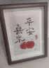 墨斗鱼8寸中空相框色 摆台画框装裱相框挂墙木制相框胡桃色生日礼物 实拍图