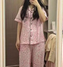维多利亚的秘密（Victoria's Secret）维密 单依纯同款宅度假天丝绵柔印花凉感睡衣家居服套装女不易皱 实拍图